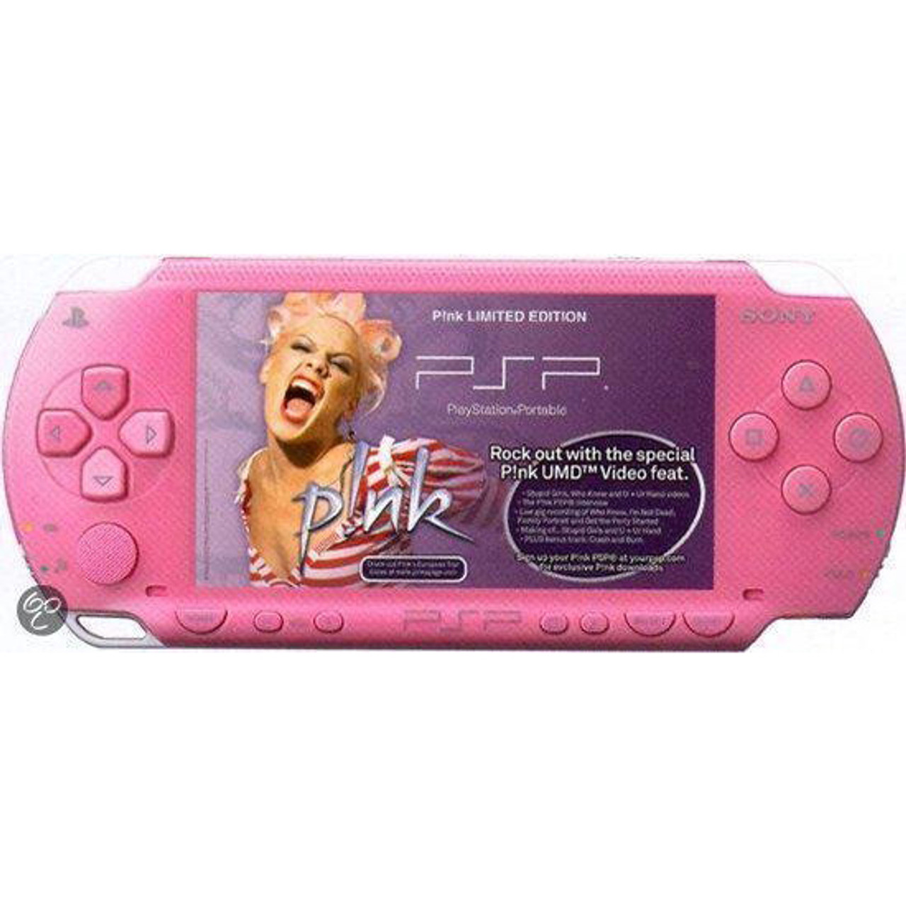 Sony PSP 1000 Handheld System P!nk Limited Edition With Charger