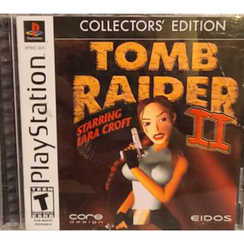 Tomb Raider II Complet + Goodies – PS1 – Version Française – Très Bon état