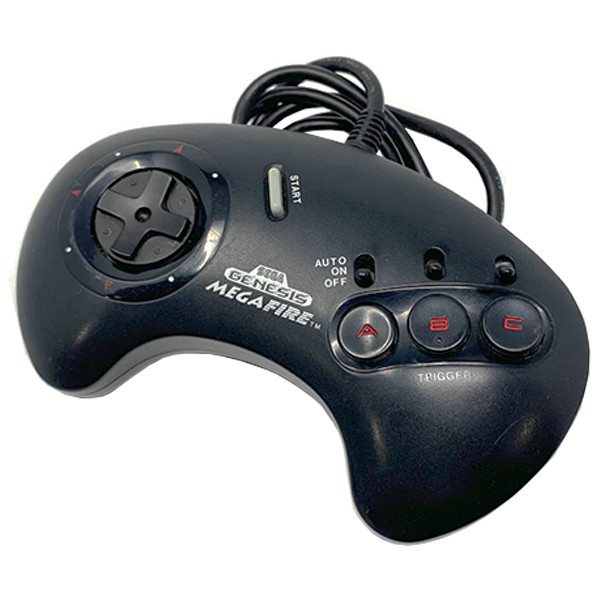 Gamepad Sega Genesis MegaFire – Turbo, Testato E Funzionante, Anni '80