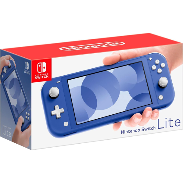 Complete Nintendo Switch Lite Blue Handheld System in Box For Sale