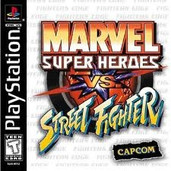 Marvel Super Heroes Vs. Street Fighter - PS1 Game