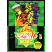 Super Baseball 2020 Complete Game For Sega Genesis