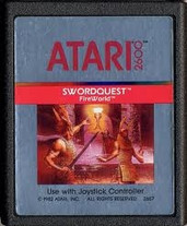 Swordquest Fire World - Atari 2600 Game
