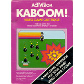Kaboom! Video Game for Atari 2600