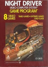 Night Driver - Atari 2600 Game