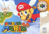 Super Mario 64 Nintendo 64 N64 video box art cover cartridge image pic
