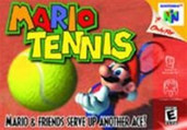 Mario Tennis Nintendo 64 N64 video game box art image pic