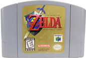 Legend of Zelda Ocarina of Time Nintendo 64 N64 video game cartridge image pic
