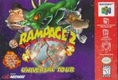 Rampage 2 Universal Tour - N64 Game