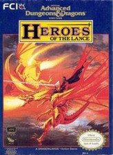 AD&D Heroes of the Lance - NES Game