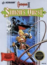 Castlevania II Simon's Quest Nintendo NES Game box image pic