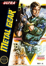 Metal Gear Nintendo NES game box art image pic