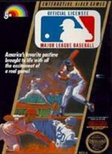 MLB Major League Baseball for sale Nintendo NES game box.