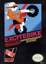 Excitebike Nintendo NES game box image pic
