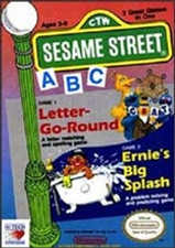 Sesame Street ABC Letter Go Round - NES Game