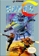 Super C (Contra II) Nintendo NES game box image pic
