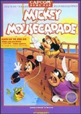 Mickey Mousecapade, Disney's Nintendo NES game cartridge image pic