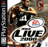 NBA Live 2000 - PS1 Game