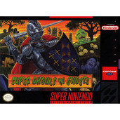 Super Ghouls n Ghosts - Super Nintendo original SNES game cartridge for sale.
