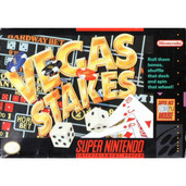 Vegas Stakes Video Game for Super Nintendo Entertainment System