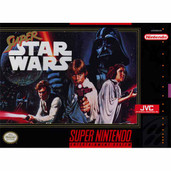 Super Star Wars Super Nintendo SNES game for sale, box pic.