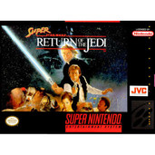 Super Return of the Jedi Super Nintendo SNES video game for sale , box pic.
