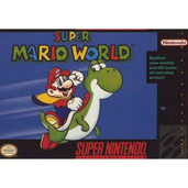 Super Mario World SNES box front