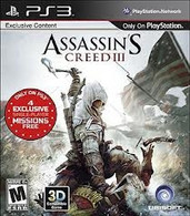 Assassin's Creed III - PS3 Game