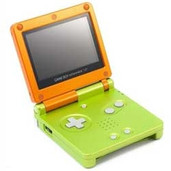 Game Boy Advance SP Citrus with Charger