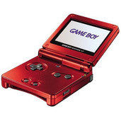 Game Boy Advance SP System Red