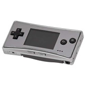 Game Boy Micro Silver w/ Silver Faceplate