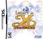 Legacy of Ys Books I (1) and II (2) - DS Game