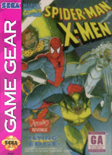 Spider-Man/X-Men: Arcade's Revenge - Game Gear Game