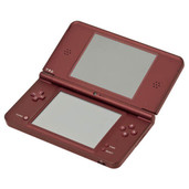 Nintendo DSi XL Burgandy Handheld System w/ Charger