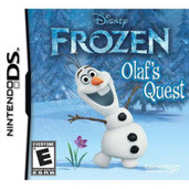 Disney's Frozen Olaf's Quest Nintendo DS game box art image pic