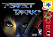 Perfect Dark Nintendo 64 N64 video game box art image pic