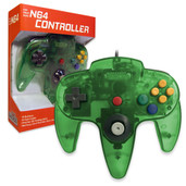 New Replica Controller Clear Jungle Green - N64