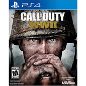 Call of Duty WWII COD Playstation 4 PS4 used 1st person shooter video game for sale online.