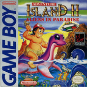Adventure Island II Aliens in Paradise GameBoy original Nintendo Game for sale online.