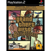 GTA Grand Theft Auto San Andreas Special Edition Sony Playstation 2 PS2 used video game for sale online.