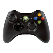 Official Xbox 360 Controller Wireless Black - Xbox 360