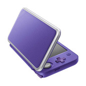 Nintendo 2DS XL Purple and Silver with Charger