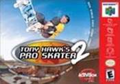 Tony Hawk's Pro Skater 2 Nintendo 64 N64 video game box art image pic