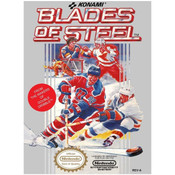 Blades of Steel NHL Hockey Nintendo NES game box image pic