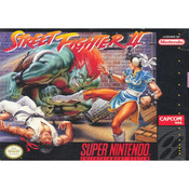 Street Fighter II - SNES box front cover