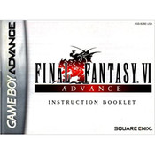 Final Fantasy VI Advance Manual For GBA