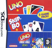 Uno SkipBo Freefall - DS Game
