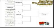 Best Halloween Game Tourament Bracket Updated. Yesterday's Winners revealed.