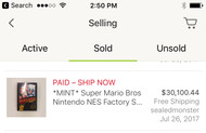 Did DKOldies Really Just Sell an NES Game Super Mario for Over $30,000?