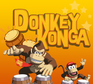 Donkey Konga Bongos Gameplay for the GameCube